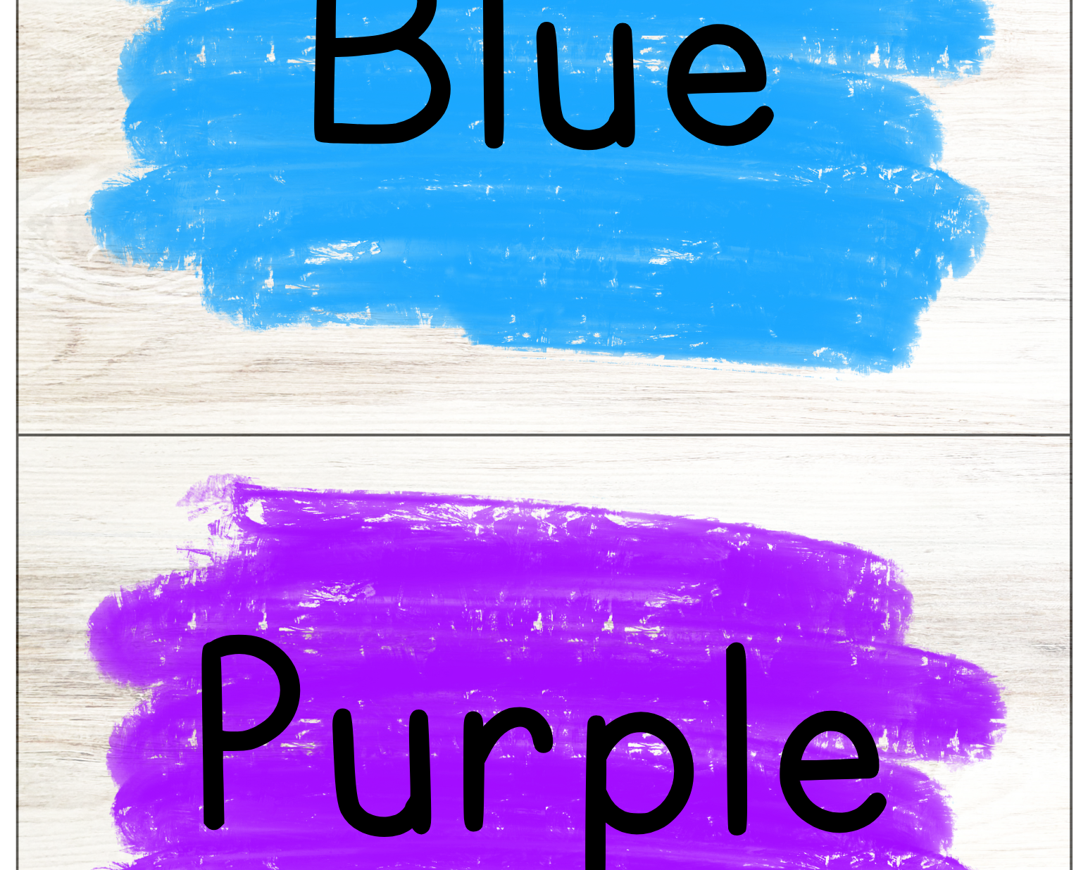 Color/Shape Posters | Buffalo Nickel Ranch Theme