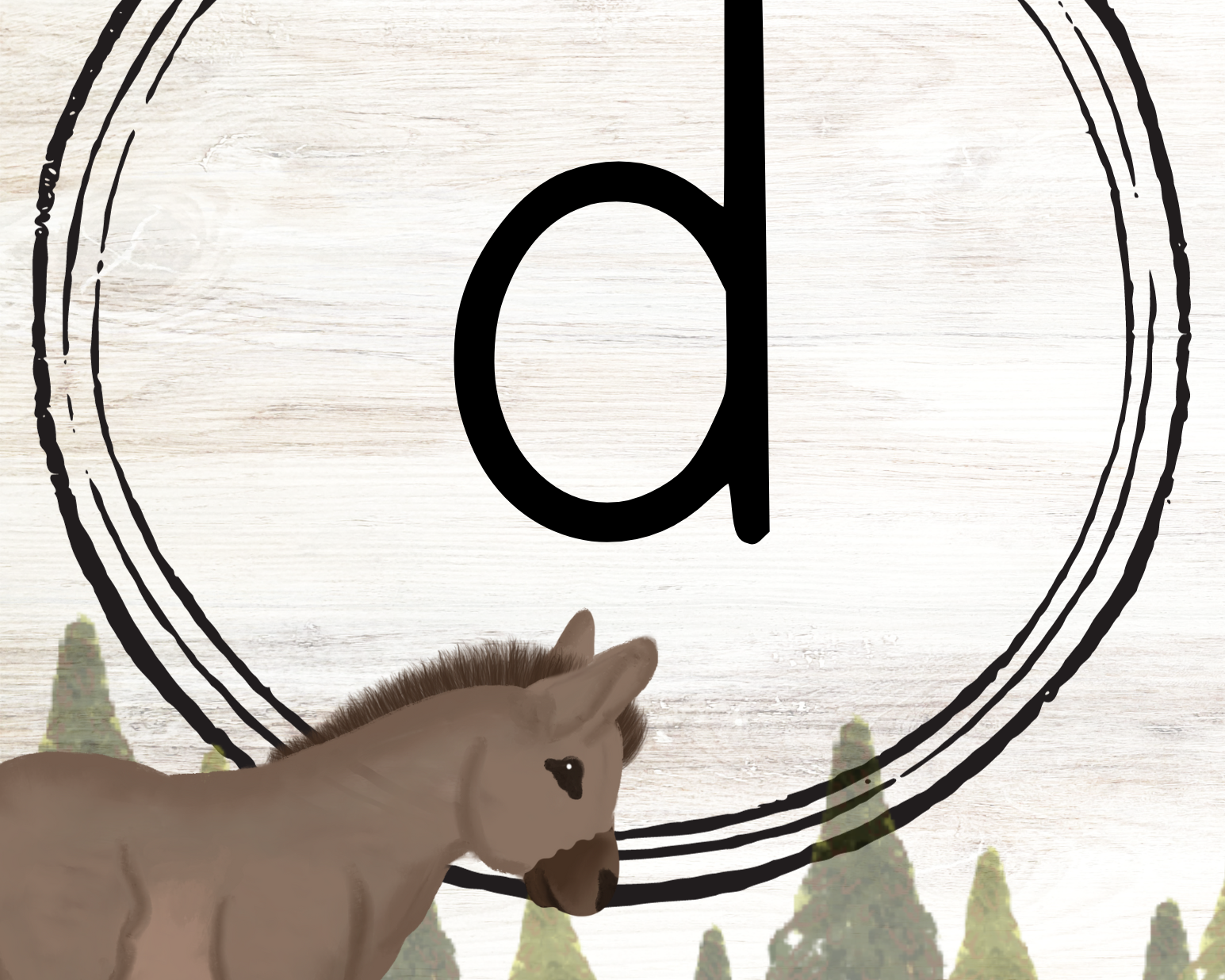 Lowercase Alphabet | Buffalo Nickel Ranch Theme