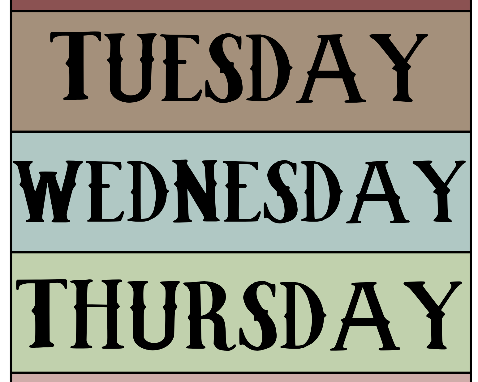 Drawer/Table Labels | Buffalo Nickel Ranch Theme