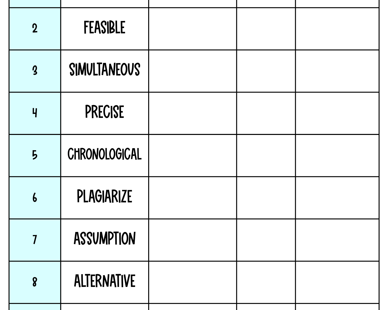 Racing Through The Dictionary! - This Resource Is Great For Grades 7-8.