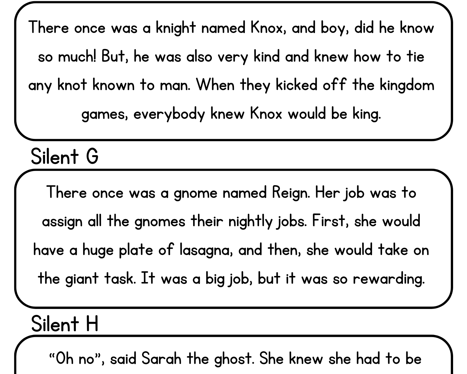 Silent Letters - This Resource Is Great For Grades 2-3.