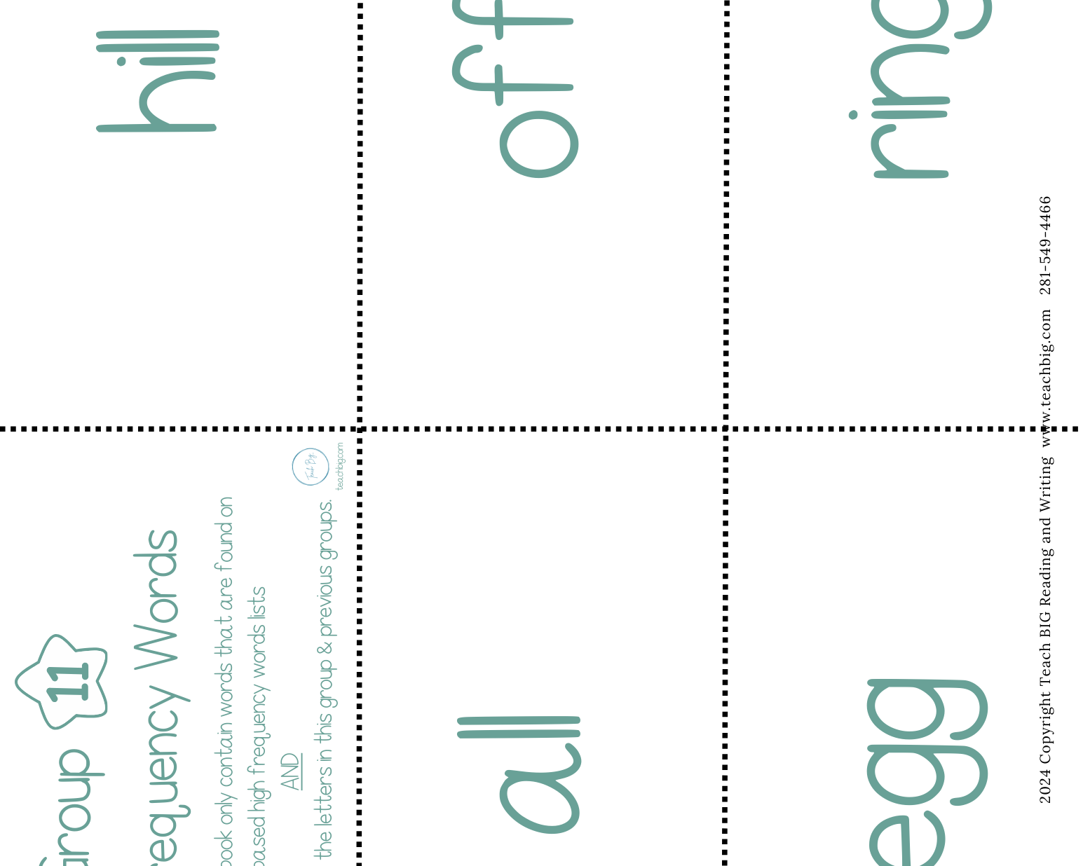 High Frequency Words Booklet - Group 11 | These High Frequency Booklets Are Paramount When