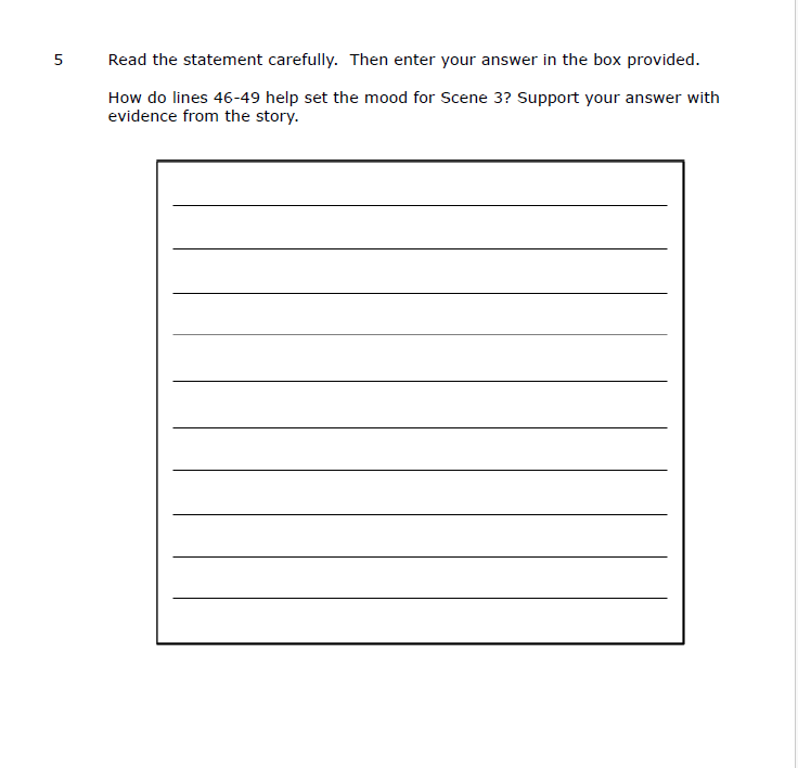 Practice Passage: Drama 7Th Grade Garner State Park