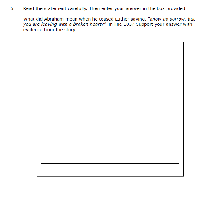 Practice Passage: Drama 8Th Grade Garner State Park