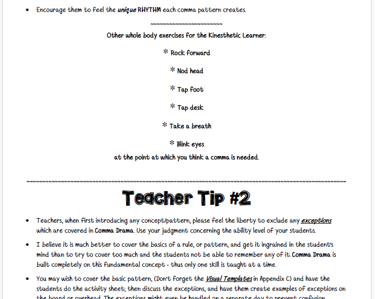 Comma Drama | This Resource Is Great For Grades 3-8.