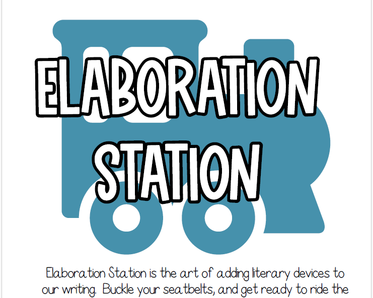 Elaboration Station | This Resource Is Great For Grades 3-8.