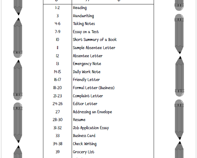 Everyday Writing | This Resource Is Great For Grades 3-8.