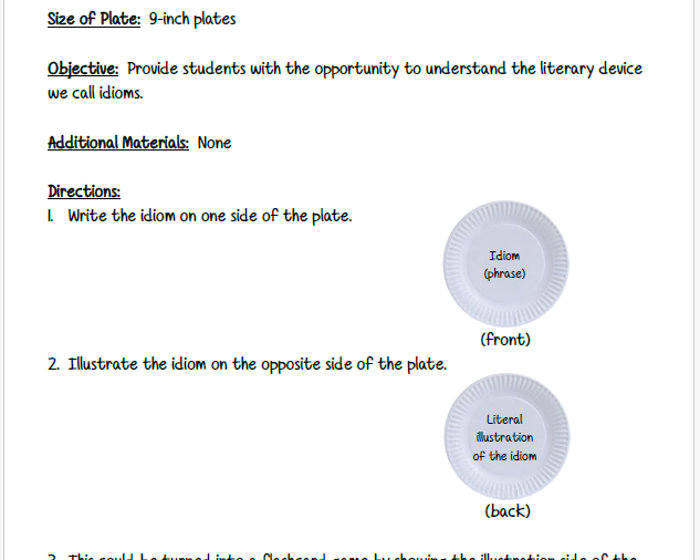 Paper Plate: Writing Power | This Resource Is Great For Grades 3-8.