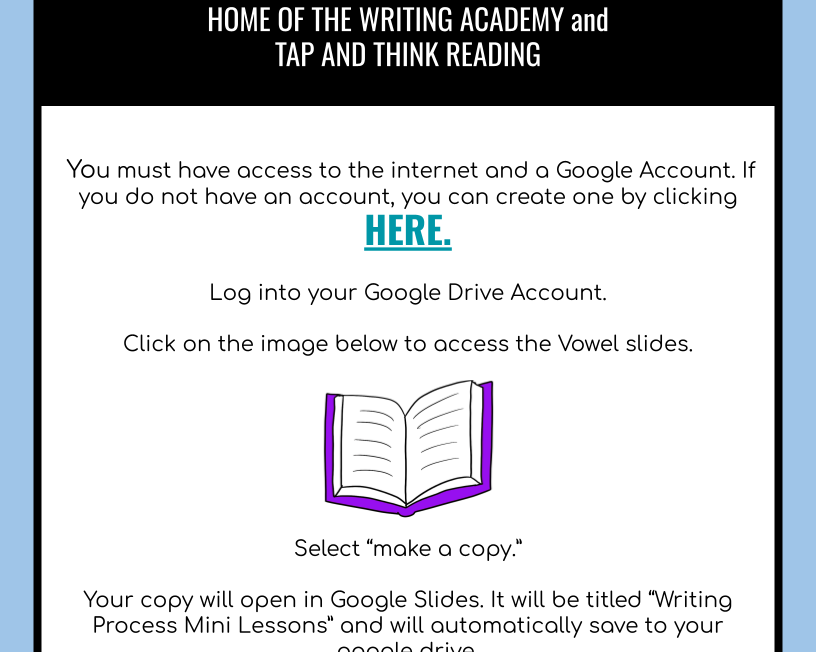 Mini Classroom Lesson | The Writing Process