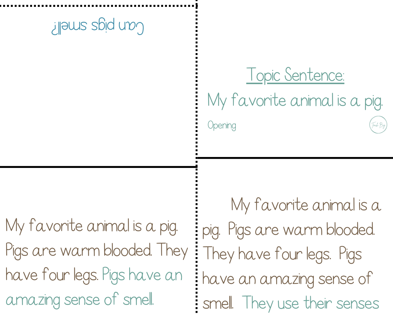 Paragraph Power - Science Pigs | Whether It Is A Small Group Paired Student Activity Or An