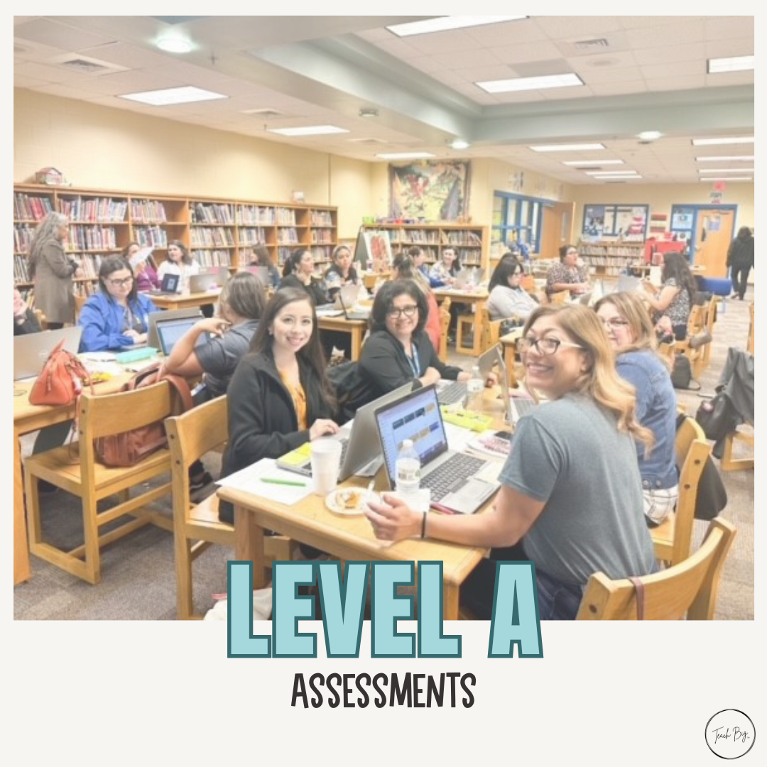 Level A - Assessments – Teach Big!