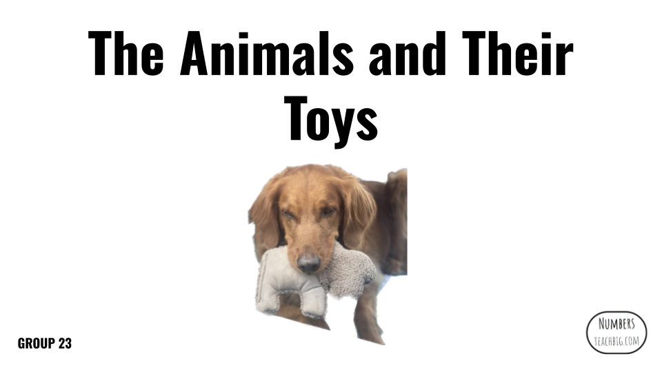 Direct Decodable – The Animals & Their Toys - Group 23 Level A