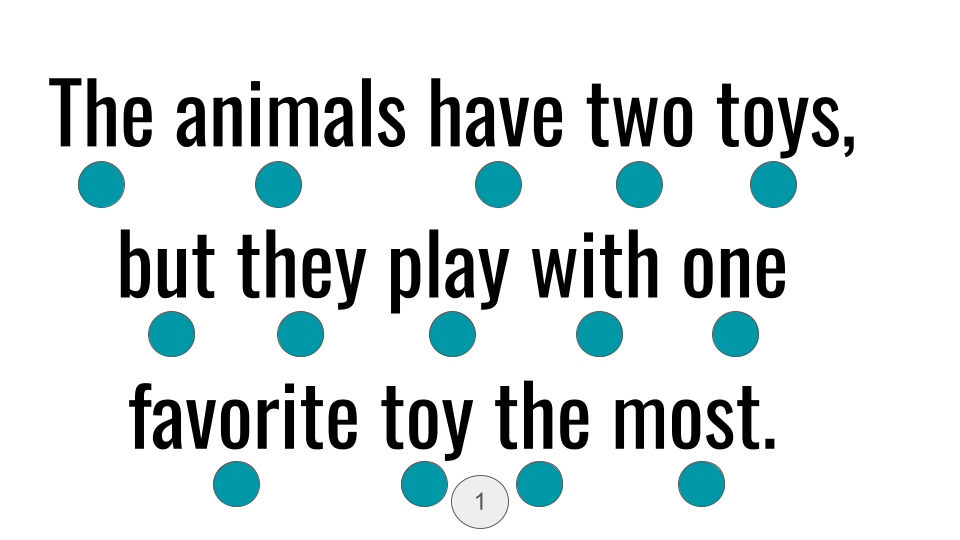 Direct Decodable – The Animals & Their Toys - Group 23 Level A