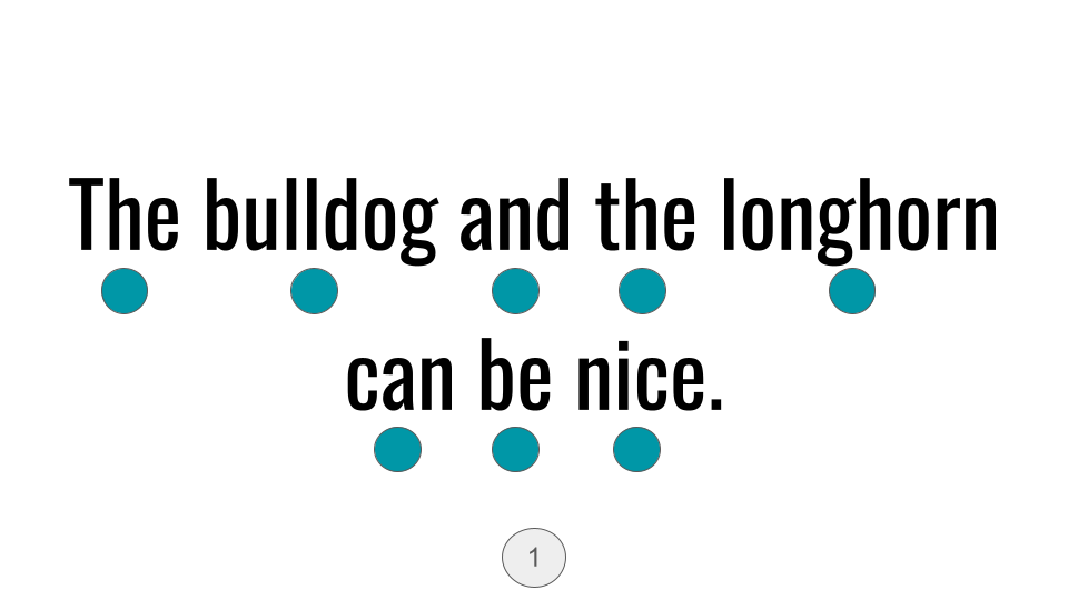 Direct Decodable – The Bulldog And The Longhorn- Group 10 - Level A