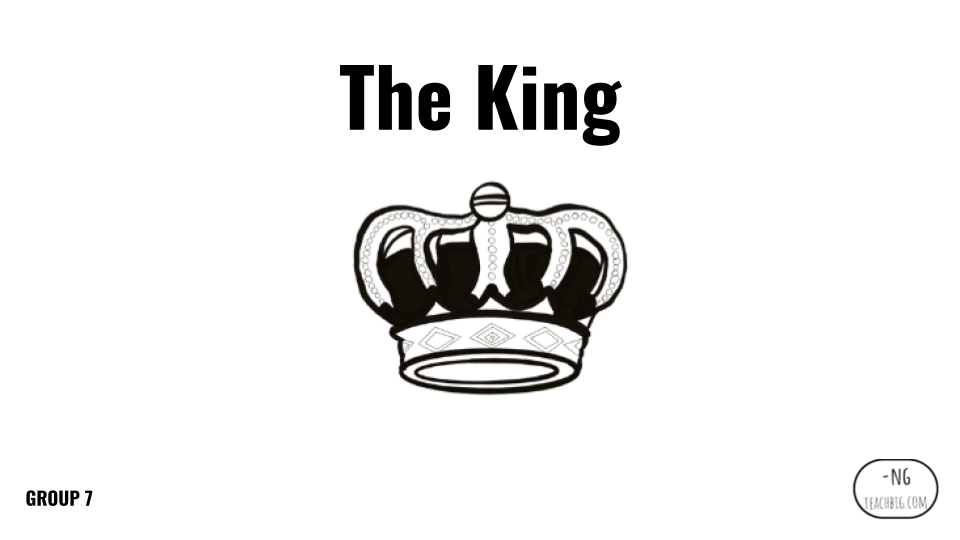 Direct Decodable – The King - Group 7 Level A