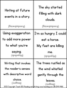 Literary Devices Bingo - This Resource Is Great For Grades 7-8.