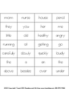 Parts Of Speech Activity - This Resource Is Great For Grades 2-3.