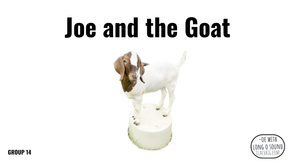 Direct Decodable – Joe And The Goat - Group 14 Level A