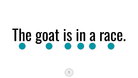 Direct Decodable – The Goat’s Goal - Group 14 Level A