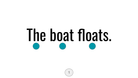 Direct Decodable – The Boat Floats - Group 14 Level A