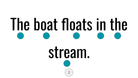 Direct Decodable – The Boat Floats - Group 14 Level A