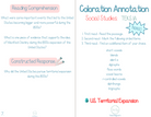 5Th Grade Coloration Annotation: Social Studies - Phonics