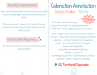 5Th Grade Coloration Annotation: Social Studies - Grammar