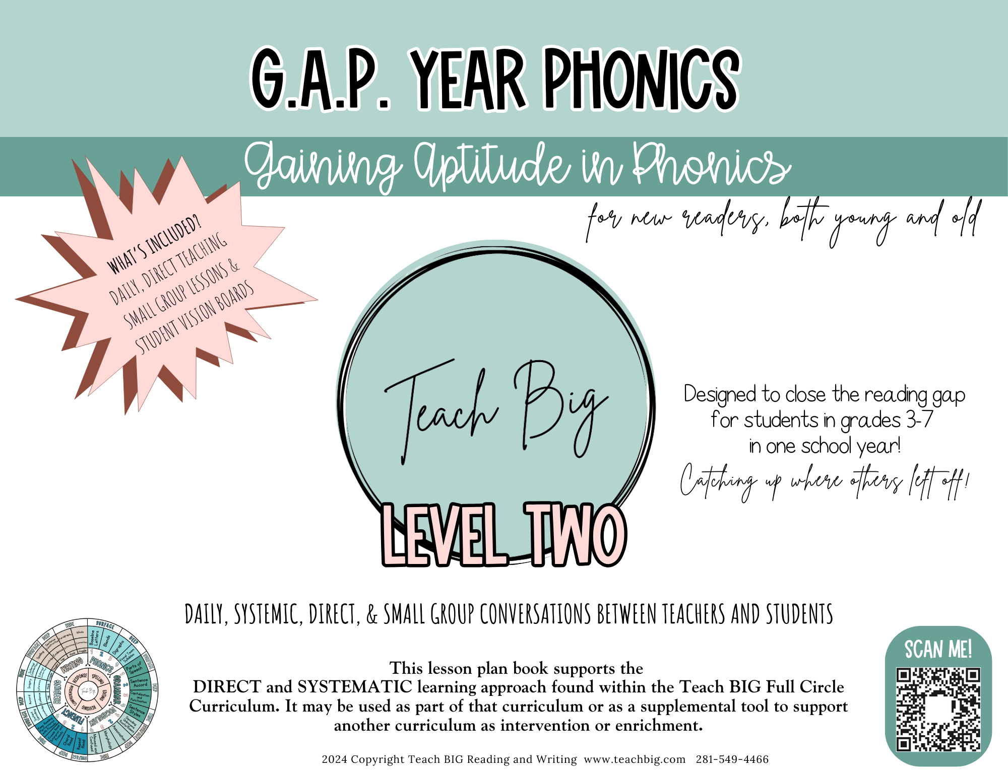 The Gap Year Phonics Curriculum Grades 3-7