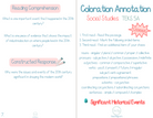 5Th Grade Coloration Annotation: Social Studies - Grammar