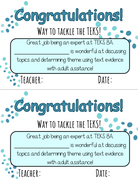 Way To Tackle The Teks! Certificate - Teks 8A 8D | This Certificate Isn’t Just A Paper; It