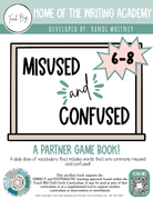 Misused And Confused | This Resources Is Great For Grades 6-8.