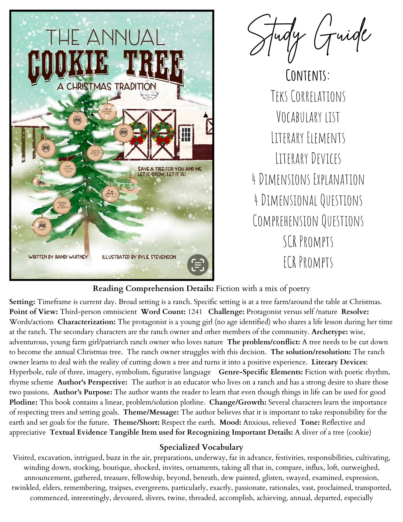 The Cookie Tree | Study Guide