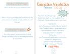 4Th Grade Coloration Annotation: Science - Capitalization & Punctuation