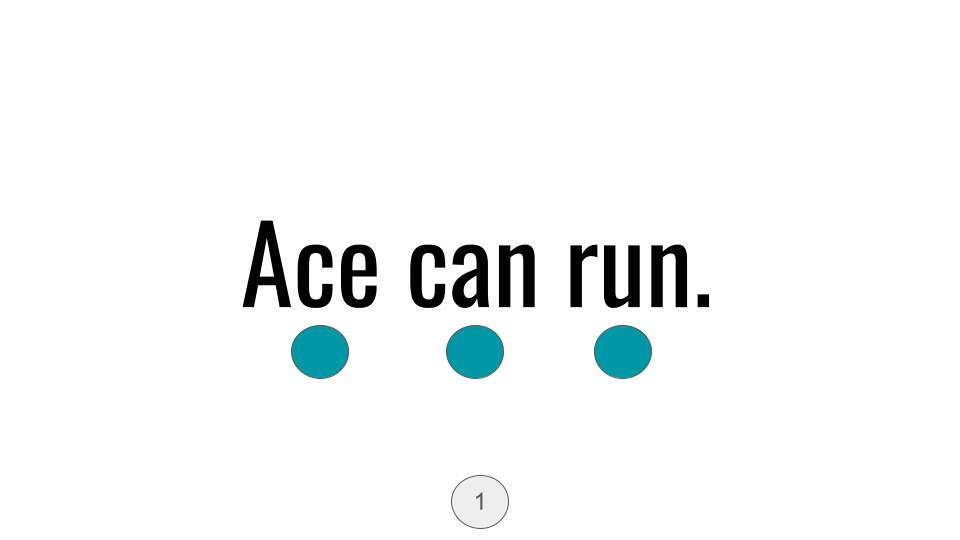 Direct Decodable – Ace Can Run - Group 9 Level A