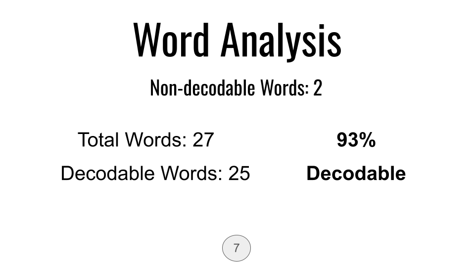 Direct Decodable – The Elk - Group 11 Level A