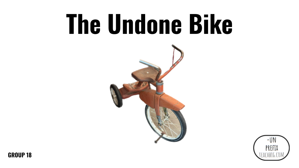 Direct Decodable – The Undone Bike - Group 18 Level A