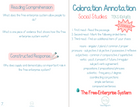 4Th Grade Coloration Annotation: Social Studies - Grammar