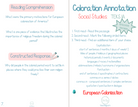 5Th Grade Coloration Annotation: Social Studies - Capitalization & Punctuation