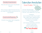 4Th Grade Coloration Annotation: Social Studies - Capitalization & Punctuation