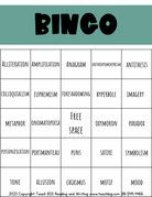 Literary Devices Bingo - This Resource Is Great For Grades 7-8.