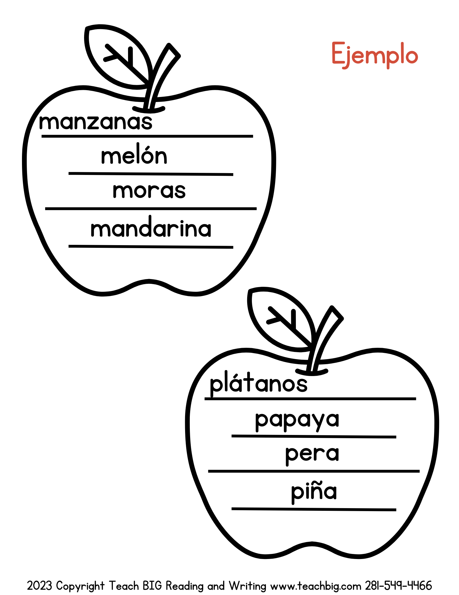 Alliteration Ambrosia - Spanish This Resource Is Great For Grades 4-6.