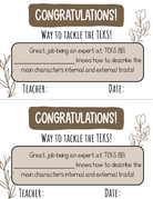 Way To Tackle The Teks! Certificate - Teks 8A 8D | This Certificate Isn’t Just A Paper; It