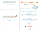 3Rd Grade Coloration Annotation: Science - Capitalization & Punctuation