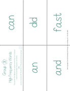 High Frequency Words Booklet - Group 3 | These High Frequency Booklets Are Paramount When