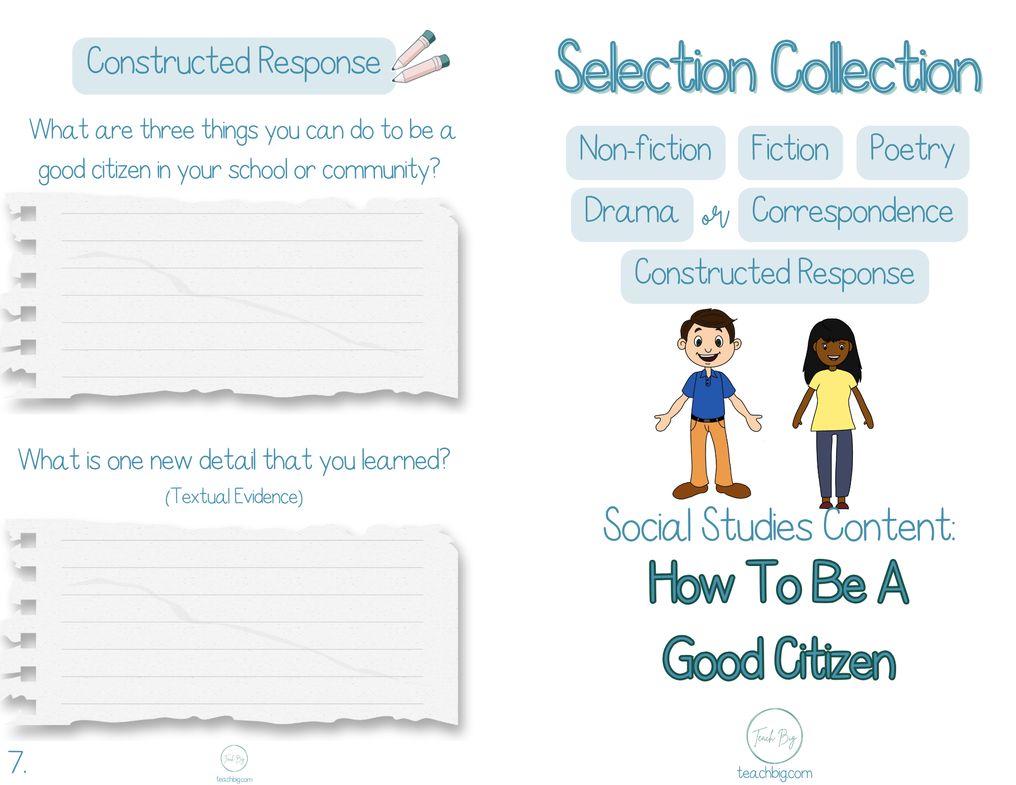 Selection Collection Social Studies - Bundle 4 | Included In The You Will Find A Nonfiction Fiction