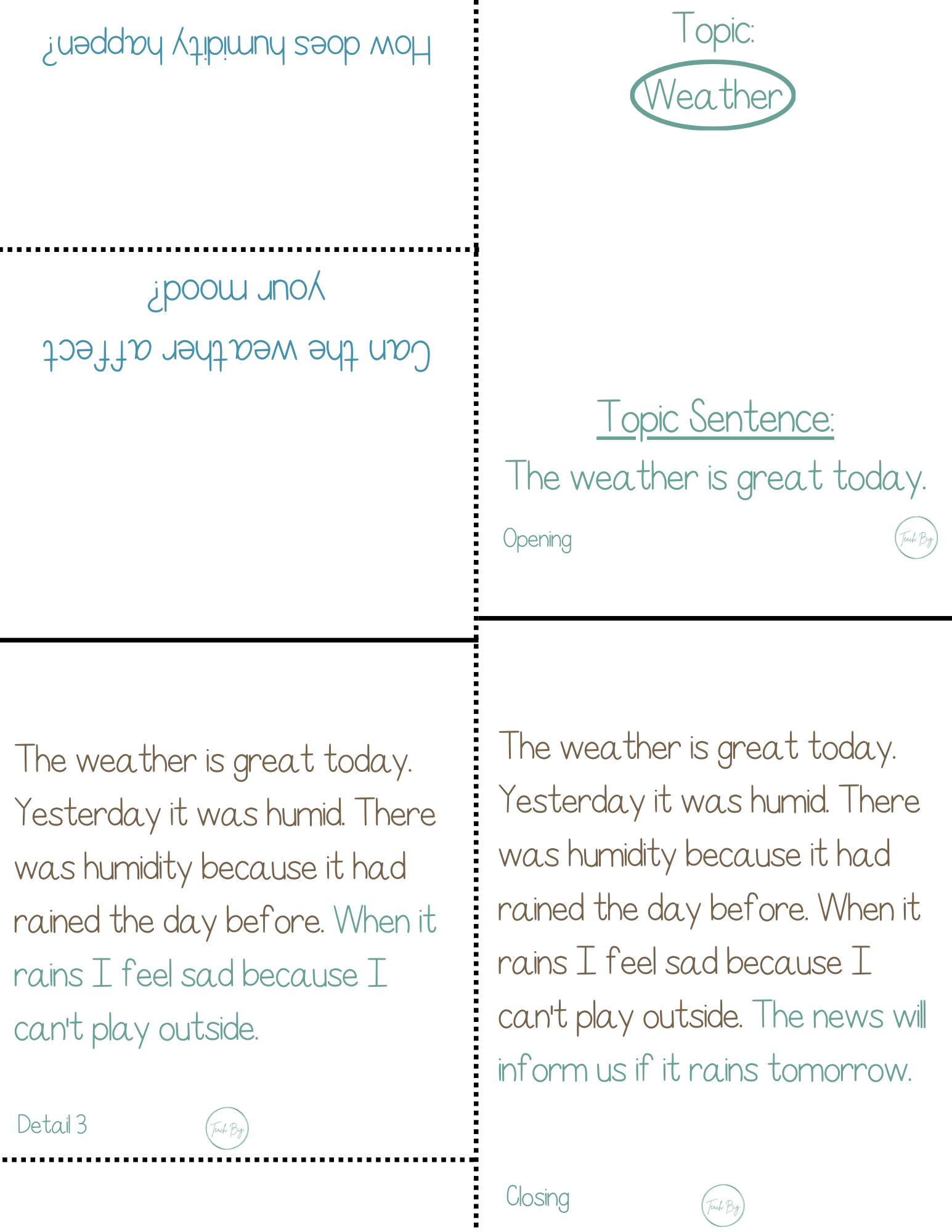 Paragraph Power Science Weather | Whether It Is A Small Group Paired Student Activity Or An