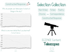 Selection Collection - Science Telescopes| Included In The You Will Find A Nonfiction Fiction Poetry