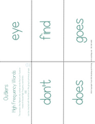 High Frequency Words Booklet - Outliers | These High Frequency Booklets Are Paramount When