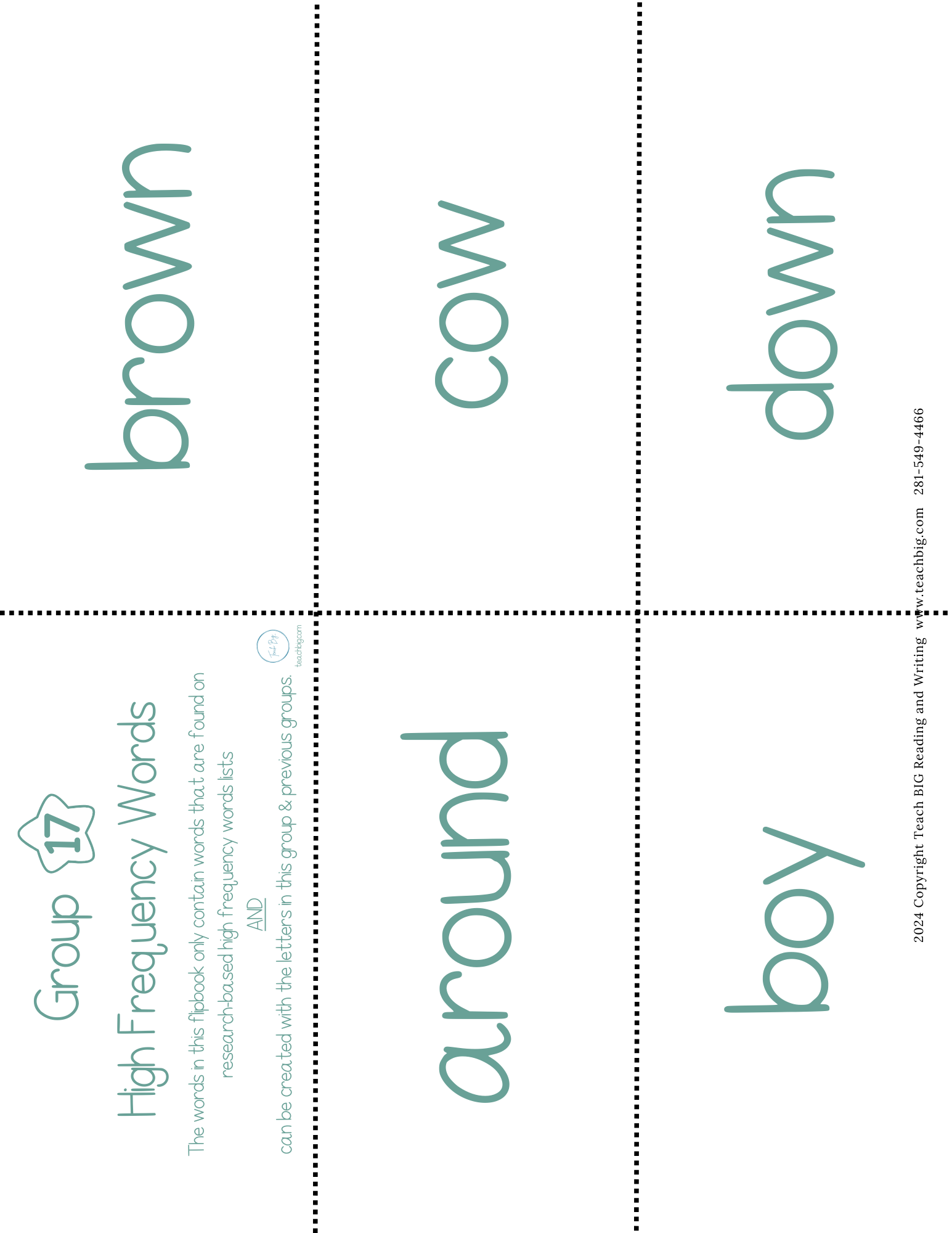 High Frequency Words Booklet - Group 17 | These High Frequency Booklets Are Paramount When