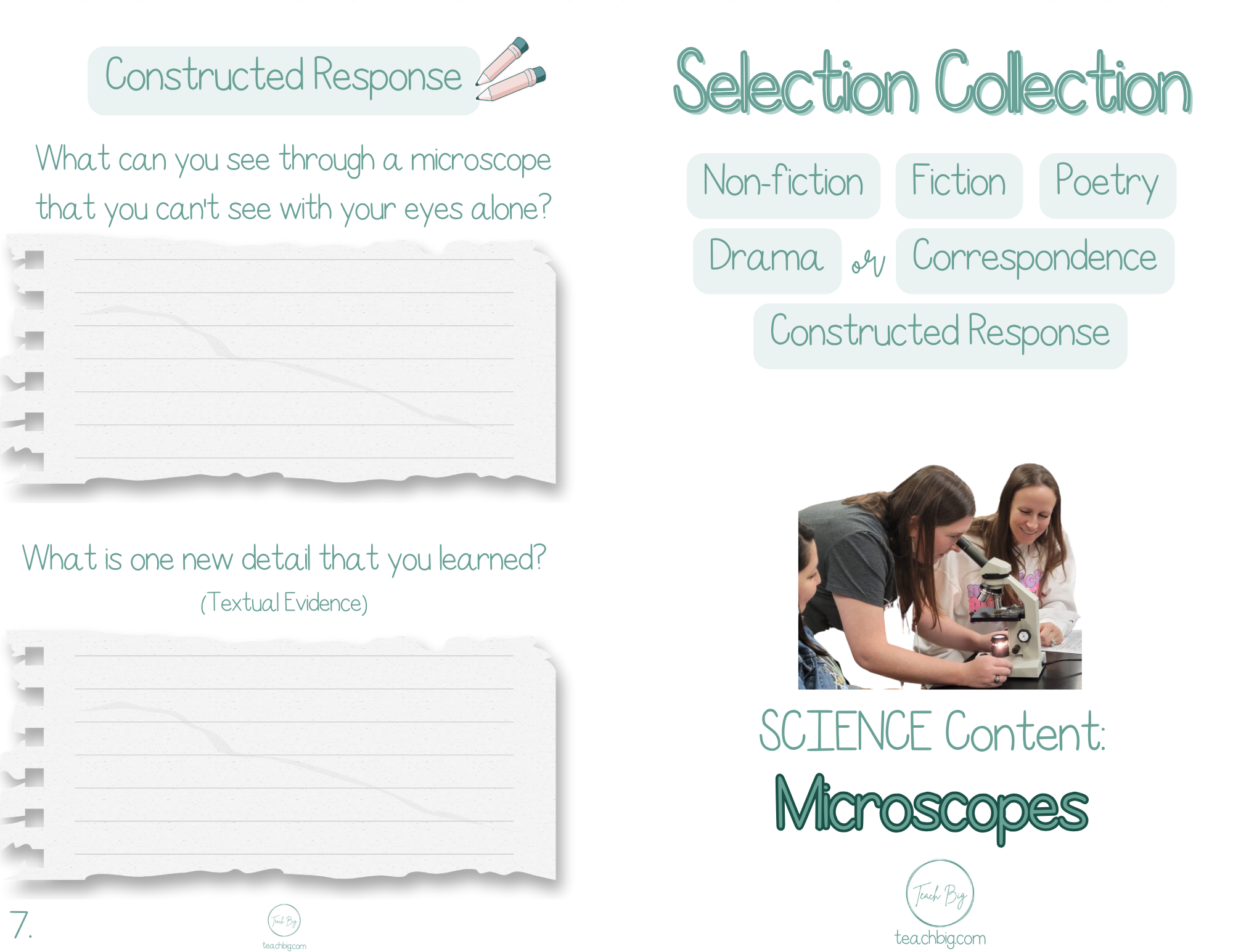 Selection Collection - Science Mircroscopes | Included In The You Will Find A Nonfiction Fiction